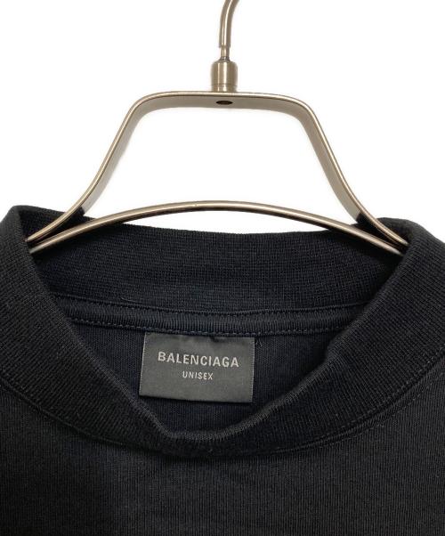 BALENCIAGA（バレンシアガ）BALENCIAGA (バレンシアガ) LAYERED SPORTS LOGO TEE（レイヤードスポーツロゴ） ブラック サイズ:１の古着・服飾アイテム