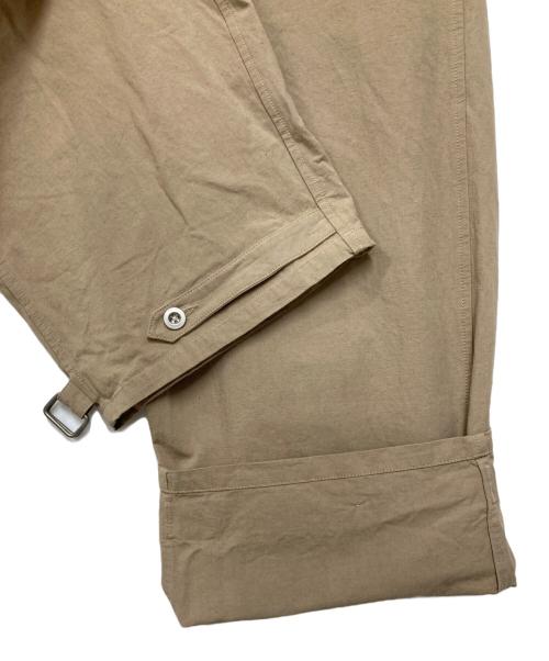 Ets MATERIAUX（マテリオ）Ets MATERIAUX (マテリオ) Belted Pants カーキ サイズ:34の古着・服飾アイテム