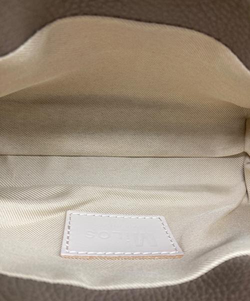 Milos（ミロス）Milos (ミロス) 金具付きトート SS ベージュの古着・服飾アイテム