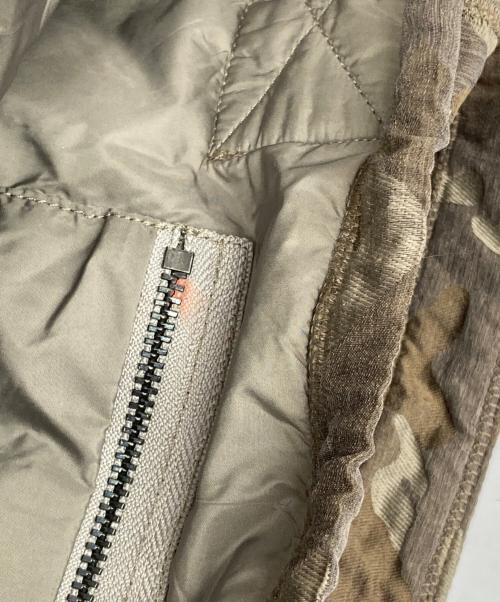 MARITHE+FRANCOIS GIRBAUD（マリテフランソワジルボー）MARITHE+FRANCOIS GIRBAUD (マリテフランソワジルボー) 中綿カモ柄トートバッグ グレーの古着・服飾アイテム