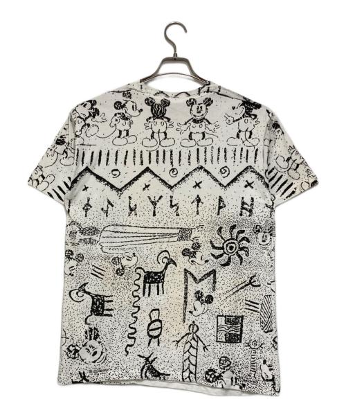 MICKEY UNLIMITED（ミッキー アンリミテッド）MICKEY UNLIMITED (ミッキー アンリミテッド) フルプリント ネイティブグラフィックTシャツ ホワイト サイズ:Mの古着・服飾アイテム