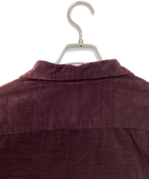 TENDERLOIN（テンダーロイン）TENDERLOIN (テンダーロイン) コーデュロイオープンカラーシャツ ボルドー サイズ:Sの古着・服飾アイテム