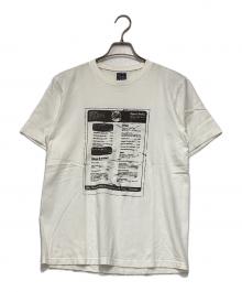 NUMBER (N)INE（ナンバーナイン）の古着「メニュープリントTシャツ」｜ホワイト