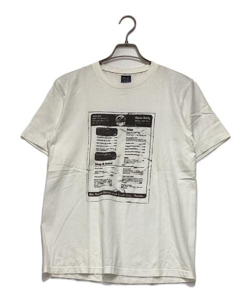NUMBER (N)INE（ナンバーナイン）NUMBER (N)INE (ナンバーナイン) メニュープリントTシャツ ホワイト サイズ:２の古着・服飾アイテム