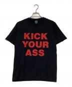NUMBER (N)INEナンバーナイン）の古着「kick your ass Tee（キックユアアッスティー）」｜ブラック