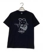 NUMBER (N)INEナンバーナイン）の古着「ギタースマイルプリントTシャツ」｜ブラック