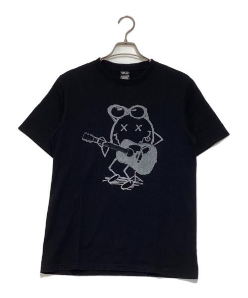 NUMBER (N)INE（ナンバーナイン）NUMBER (N)INE (ナンバーナイン) ギタースマイルプリントTシャツ ブラック サイズ:2の古着・服飾アイテム