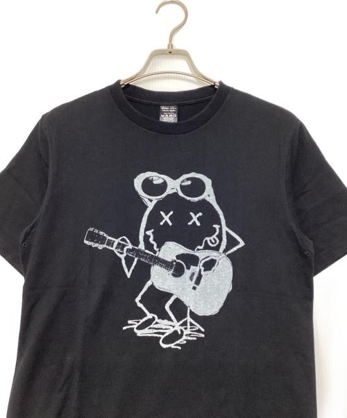 NUMBER (N)INE（ナンバーナイン）NUMBER (N)INE (ナンバーナイン) ギタースマイルプリントTシャツ ブラック サイズ:2の古着・服飾アイテム
