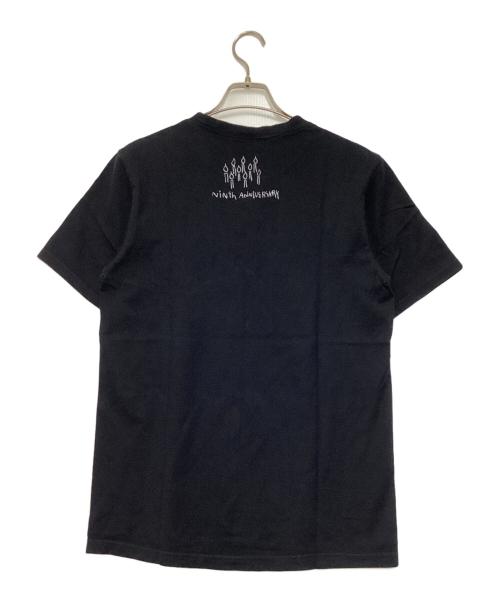 NUMBER (N)INE（ナンバーナイン）NUMBER (N)INE (ナンバーナイン) スマイルプリントTシャツ ブラック サイズ:２の古着・服飾アイテム