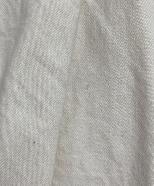 saby（サバイ）saby (サバイ) HEVY OZ TUCK BAGGY（ヘビーオズタックバギー） アイボリー サイズ:3(L)の古着・服飾アイテム