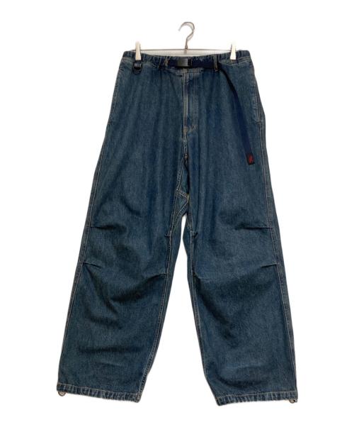 GRAMICCI（グラミチ）GRAMICCI (グラミチ) BEAMS (ビームス) WIDE DENIM CLIMBING PANT（ワイドデニムクライミングパンツ）S インディゴ サイズ:ASIA XLの古着・服飾アイテム