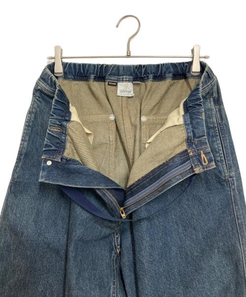 GRAMICCI（グラミチ）GRAMICCI (グラミチ) BEAMS (ビームス) WIDE DENIM CLIMBING PANT（ワイドデニムクライミングパンツ）S インディゴ サイズ:ASIA XLの古着・服飾アイテム