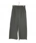 YOKE（ヨーク）の古着「WOOL TROPICAL 3PLEATED WIDE―LEG TROUSERS」｜グレー