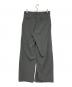 YOKE (ヨーク) WOOL TROPICAL 3PLEATED WIDE―LEG TROUSERS グレー サイズ:3：8000円