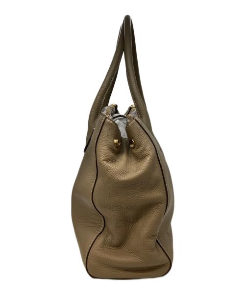 russet（ラシット）russet (ラシット) レザートートバッグ ベージュの古着・服飾アイテム