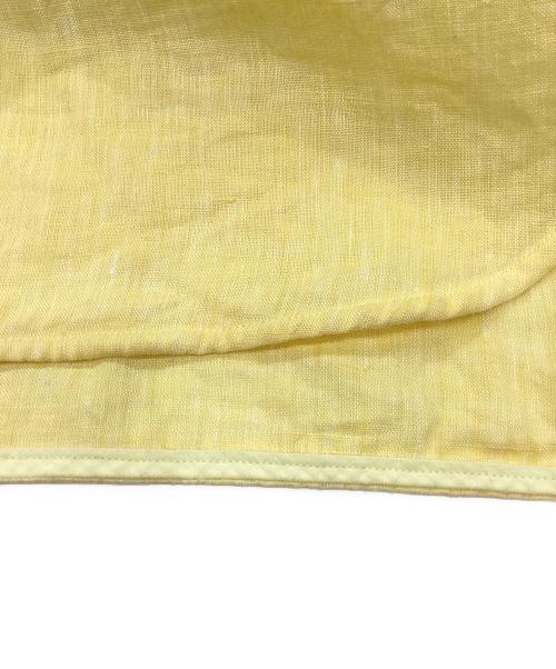 ticca（ティッカ）ticca (ティッカ) リネンツイストスリーブワンピース イエロー サイズ:Fの古着・服飾アイテム