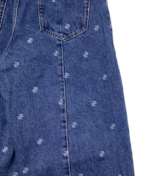 Lily Brown（リリーブラウン）Lily Brown (リリーブラウン) センターシームワイドデニムパンツ インディゴ サイズ:１の古着・服飾アイテム