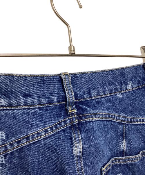 Lily Brown（リリーブラウン）Lily Brown (リリーブラウン) センターシームワイドデニムパンツ インディゴ サイズ:１の古着・服飾アイテム