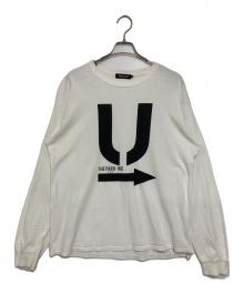 UNDERCOVER（アンダーカバー）の古着「ロングスリーブプリントカットソー」｜ホワイト