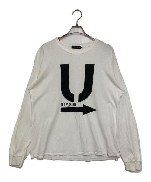 UNDERCOVER（アンダーカバー）UNDERCOVER (アンダーカバー) ロングスリーブプリントカットソー ホワイト サイズ:Lの古着・服飾アイテム