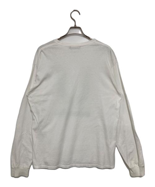 UNDERCOVER（アンダーカバー）UNDERCOVER (アンダーカバー) ロングスリーブプリントカットソー ホワイト サイズ:Lの古着・服飾アイテム