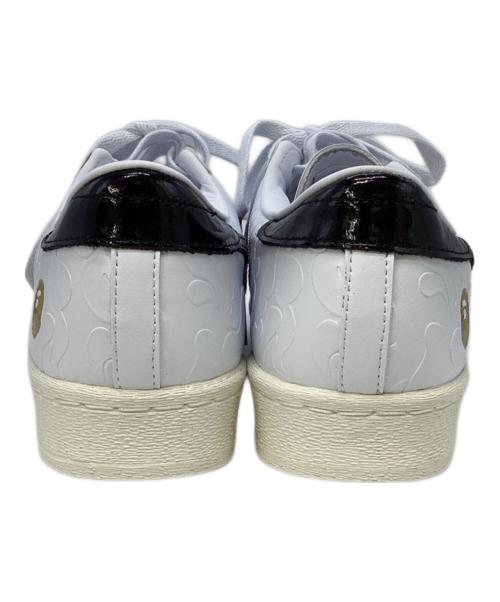 adidas（アディダス）adidas (アディダス) A BATHING APE (ア ベイシング エイプ) SUPERSTAR V BAPE ホワイト サイズ:28cmの古着・服飾アイテム