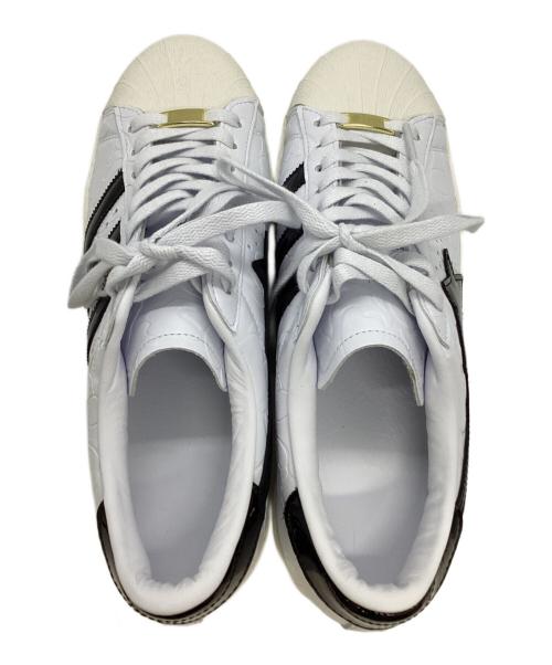 adidas（アディダス）adidas (アディダス) A BATHING APE (ア ベイシング エイプ) SUPERSTAR V BAPE ホワイト サイズ:28cmの古着・服飾アイテム