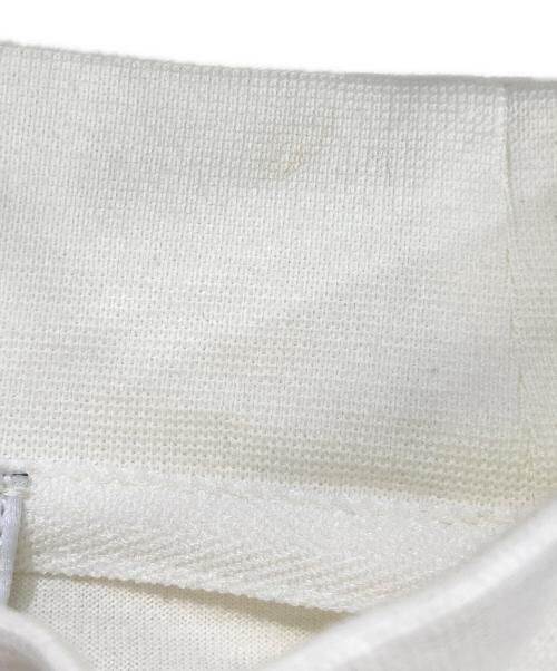 Y-3（ワイスリー）Y-3 (ワイスリー) モックネックカットソー アイボリー×オレンジ サイズ:Sの古着・服飾アイテム