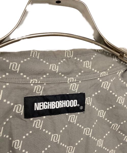 NEIGHBORHOOD（ネイバーフッド）NEIGHBORHOOD (ネイバーフッド) モノグラム ショートスリーブシャツ グレー サイズ:Mの古着・服飾アイテム