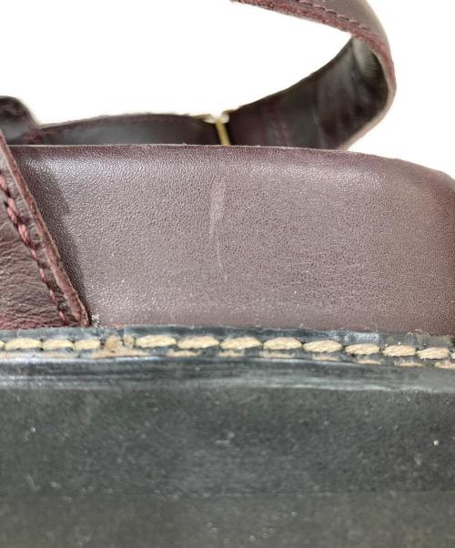CLARKS（クラークス）CLARKS (クラークス) ORIANNA SKY WINE LEATHER サンダル ブラウン サイズ:26.0の古着・服飾アイテム