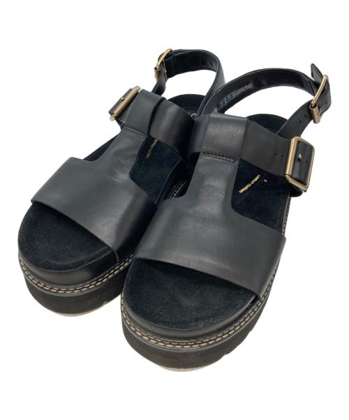 CLARKS（クラークス）CLARKS (クラークス) ORIANNA SKY BLACK LEATHER サンダル ブラック サイズ:26.0の古着・服飾アイテム