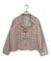 MEYAME（メヤメ）の古着「リボンツイードジャケット」｜ピンク×ブルー