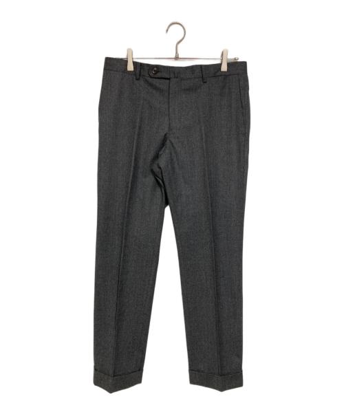 UNIVERSAL LANGUAGE（ユニバーサルランゲージ）UNIVERSAL LANGUAGE (ユニバーサルランゲージ) SUPER120'sウールフランネルジャケット セットアップ グレー サイズ:46の古着・服飾アイテム