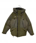 F.C.R.B.エフシーレアルブリストル）の古着「DOWN BENCH PARKA」｜カーキ