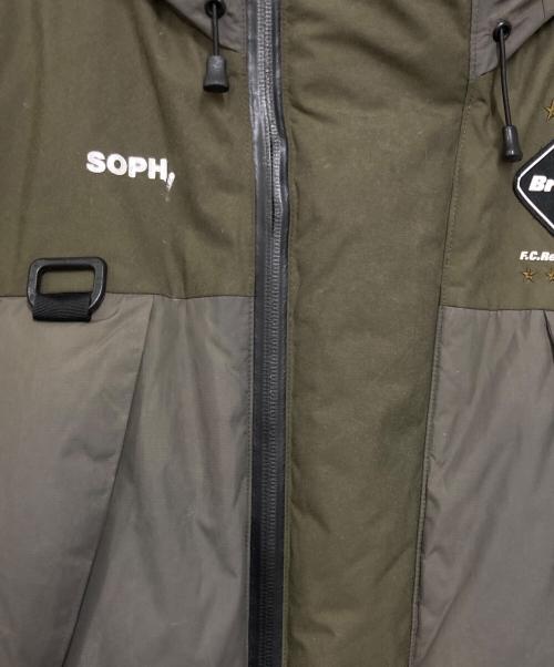 F.C.R.B.（エフシーレアルブリストル）F.C.R.B. (エフシーレアルブリストル) DOWN BENCH PARKA カーキ サイズ:XLの古着・服飾アイテム