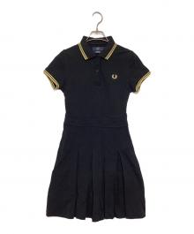 FRED PERRY（フレッドペリー）の古着「REISSUES PLEATED PIQUE TENNIS DRESS」｜ブラック