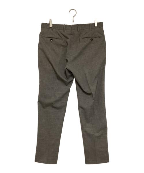PT TORINO（ピーティートリノ）PT TORINO (ピーティートリノ) ノープリーツ スラックス グレー サイズ:50の古着・服飾アイテム