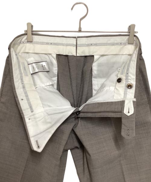PT TORINO（ピーティートリノ）PT TORINO (ピーティートリノ) ノープリーツ スラックス グレー サイズ:50の古着・服飾アイテム