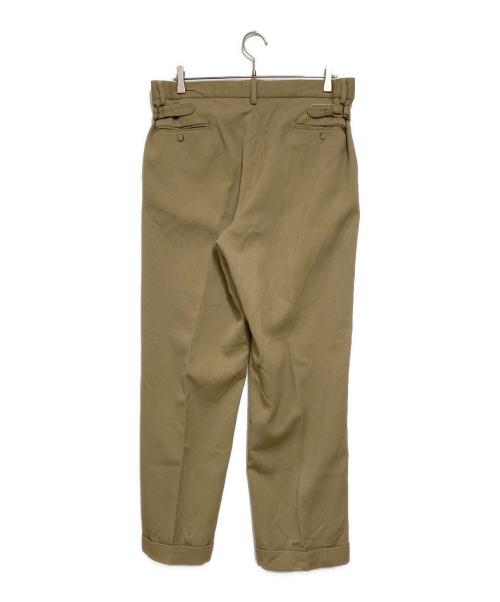 POLO RALPH LAUREN（ポロ・ラルフローレン）POLO RALPH LAUREN (ポロ・ラルフローレン) サイドアジャスタープリーツパンツ ベージュ サイズ:不明の古着・服飾アイテム