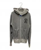 Hysteric Glamourヒステリックグラマー）の古着「リバーシブルジップパーカー」｜グレー