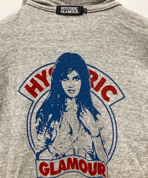 Hysteric Glamour（ヒステリックグラマー）Hysteric Glamour (ヒステリックグラマー) リバーシブルジップパーカー グレー サイズ:Ｓの古着・服飾アイテム