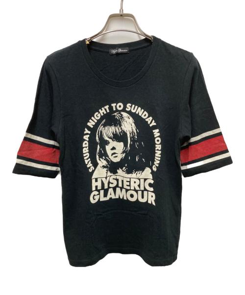 Hysteric Glamour（ヒステリックグラマー）Hysteric Glamour (ヒステリックグラマー) ヒスガールプリントTシャツ ブラック サイズ:FREEの古着・服飾アイテム