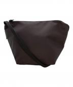 Herve Chapelierエルベシャプリエ）の古着「舟形ショルダーポーチ」｜モカ