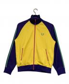 FRED PERRYフレッドペリー）の古着「トラックジャケット」｜イエロー×パープル