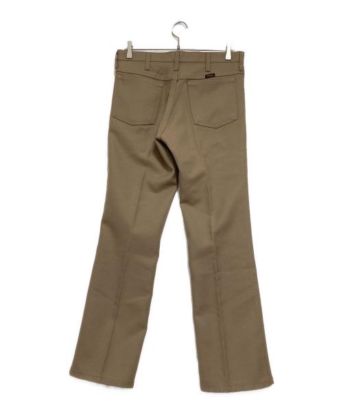 Wrangler（ラングラー）Wrangler (ラングラー) MIYAGIHIDETAKA (ミヤギヒデタカ) Flare Pants（フレアパンツ） ベージュ サイズ:32×30の古着・服飾アイテム