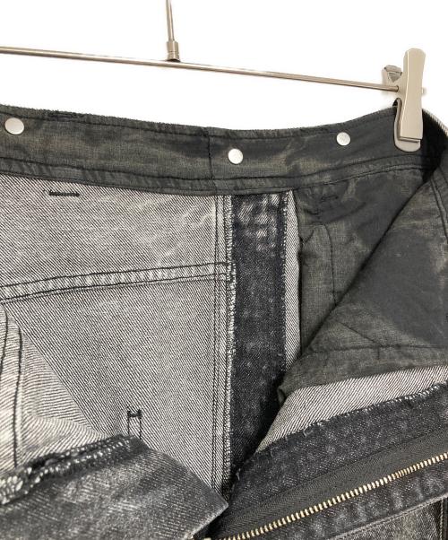 Ameri（アメリ）Ameri (アメリ) MEDI INVERT SUSPENDER DENIM SKIRT ブラック サイズ:26の古着・服飾アイテム
