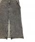 中古・古着 Ameri (アメリ) MEDI INVERT SUSPENDER DENIM SKIRT ブラック サイズ:26：9000円
