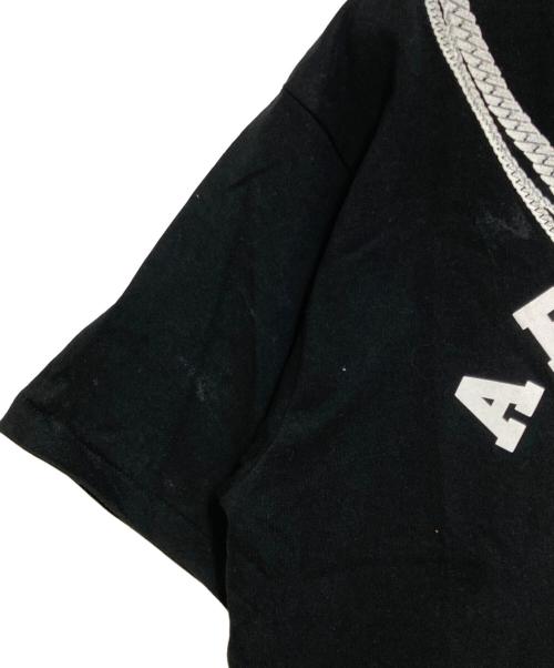 A BATHING APE（ア ベイシング エイプ）A BATHING APE (ア ベイシング エイプ) THE HOPE Yellow Bucks THE HOPE TEE ブラック サイズ:Lの古着・服飾アイテム