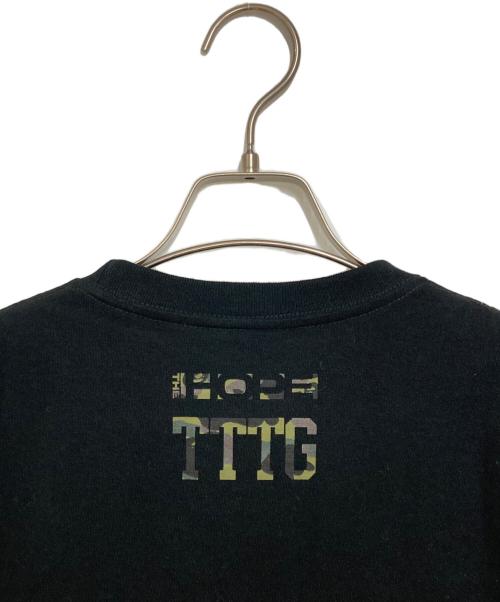 A BATHING APE（ア ベイシング エイプ）A BATHING APE (ア ベイシング エイプ) THE HOPE Yellow Bucks THE HOPE TEE ブラック サイズ:Lの古着・服飾アイテム