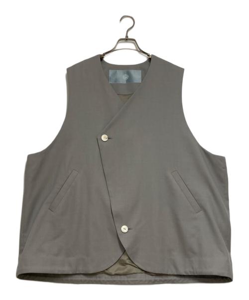 Dulcamara（ドゥルカマラ）Dulcamara (ドゥルカマラ) よそいきラウンドカットベスト グレー サイズ:１の古着・服飾アイテム